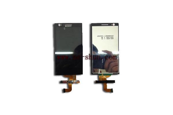 Cell Phone LCD Screen Replacement , Black Sony LT22 Xperia P LCD Complete