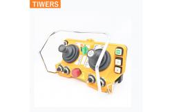 China FCC Hydraulic Crane Remote Control , 330MHz Joystick Radio Remote Control supplier