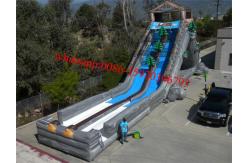 China giant snow slide inflatable , giant snow slide, inflatble toboggan slide , snow slide supplier