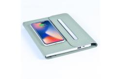 China Custom A5 Pu Leather Wireless Charging Notebook Business Multifunction supplier
