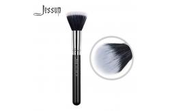 China Individual Large Fluffy Duo Fiber Brush Length 19.2cm for face powders supplier