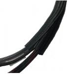 Self - Rolling Open Braided Vertical Tube Diameter 12mm Wire Harness Longitudinally Wrapped for sale