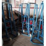 Spindle Bar Hydraulic High Lift Jack Stands 10T For Carrying Cable Reel for sale