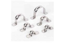 China Rust Prevention U Shaped Metal Saddle Clip For  Pipelines Installation supplier