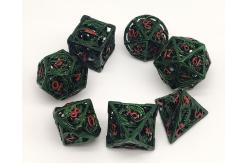 China Handmade Cool Metal Polyhedral Dice Practical Durable For Shadowrun supplier