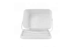 China Square Plastic Bucket for Toys Handle Included and Food Grade Certified supplier