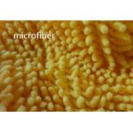 Microfiber 550gsm Yellow 150cm Width 100% Polyester Small Chenille Fabric