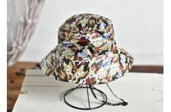 China Camouflage Printing Custom Personalized Hats Nylon Fabric Flat Top Curved Brim supplier