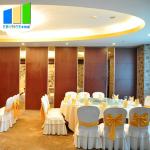 Theater Folding Partition Walls Aluminum Track Wooden Gypsum Board Wall Partition for sale