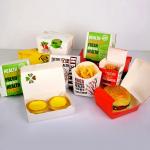 Customized Sandwich Hot Dog Paper Chicken Box Burger Burger Box Printing Fast Food Disposable Packaging for sale
