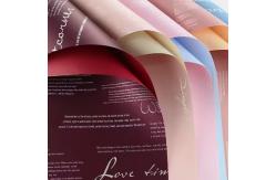 China Waterproof Bouquet Paper translucent wrapping flower wrap paper supplier