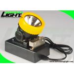 Safety Cordless Miners Cap Lamp 5000LUX With 3.4Ah Rechargeable Battery for sale