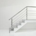 Strong Stainless Steel Handrails with Polished PSS Finish for Glass Balustrades
