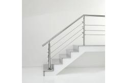 China Strong Stainless Steel Handrails with Polished PSS Finish for Glass Balustrades supplier