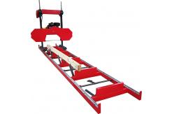 China Cheap Gasoline Manual Portable Horizontal Band Saw Mill SH-24 supplier