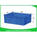 Top Plastic Solid Stacking Storage Bins , Agriculture Large Plastic Storage Boxes