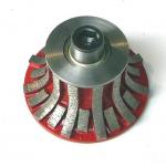 Segmented Portable Carving Diamond Profile Wheel For Stone Slab Edge Profiling for sale