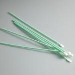 China Supplier Extra Long Handle Cleanroom Lint Free Round Dacron Tip Polyester Swab for sale