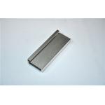 Silver Brushed Aluminium Extrusion Profiles For Decoration , 6063-T5 for sale