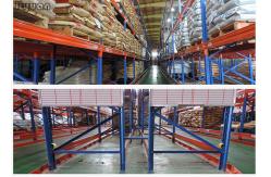 China Robot Welding Narrow Aisle Pallet Racking , VNA Racking Galvanized Surface supplier