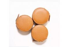 China Minimalist PU Leather Box QC Mini Jewelry Box With Zipper Deboss supplier