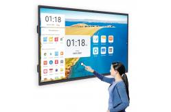China 110 Inch Infrared Interactive Touch Screen Whiteboard 40 Point Instant Response supplier