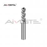 Left Hand Spiral End Mill 3 Flute CNC Milling Bits High Speed For Smooth Finishing for sale