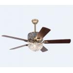 High quality matel plastic white blackled 5 blade ceiling fan with light for sale