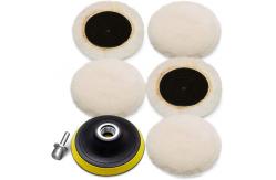 China 7Pcs Wheel Wool 70mm Buffing Polishing Pads Set 4.8 Ounces supplier