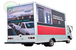 China P6 outdoor Mobile Truck LED Display 3G WIFI Control Meanwell Power Supply supplier