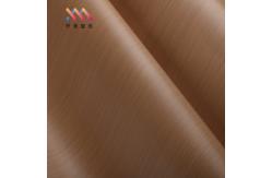 China 122cm Width Wood Panel Effect Wallpaper Waterproof Black Wood Grain Wallpaper supplier