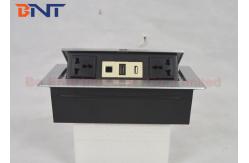 China Flexible Replaceable Desk Pop Up Sockets , Multi function Table Pop Up Outlets supplier