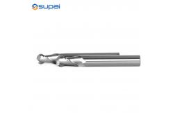 China 2Flute Solid Carbide Ball Nose End Mill Uncoated For Aluminium supplier