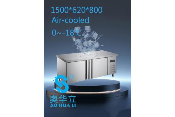 Hygienic 2 Door Commercial Freezer Temperature Control High Stability