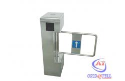 China Durable Stainless Steel Swing Barrier Gate RS485 Port Turnstile Barrier Gate supplier