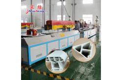 China ISO9001 Plastic Profile Extrusion Line PVC UPVC Profile Extrusion Line Stable Operation supplier