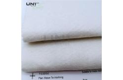 China Necktie Anti Shrink Polyester Wool Woven Interlining For Men supplier