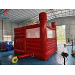 Customized Red Inflatable Wedding Bouncy House With Slide Inflatable Combo For Party