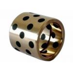 Cast Bronze Bearings Strengthening Copper based With Solid Lubricant Plugs