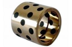 China Cast Bronze Bearings Strengthening Copper based With Solid Lubricant Plugs supplier