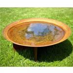 Rustic Rusty Backyard Corten Steel Waterfall Durable Weather Resistant