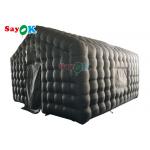 6x5x4mH Inflatable Club Tent Custom Black Large Portable Party LED Lighting for sale