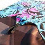 Quick Dry Microfiber Solid Sublimation Sand Less Custom Beach Towel for sale
