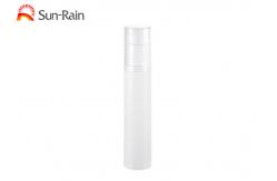 China White Airless Cosmetic Bottles Sr2109b , Pp Smooth Empty Lotion Bottles supplier