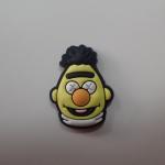Cartoon Character Silicone Rubber Patch Fashion Design Relief Logo PVC Badge for sale