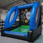 Commercial Carnival Ball Toss Game Inflatable Rugby Game for sale