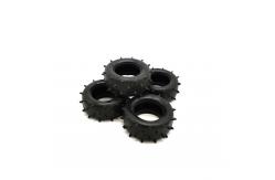 China Custom Molded Silicone Rubber Toy Car Wheels For Children supplier