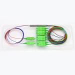 4.3dB 2x8 Steel Tube Passive Splitter Fiber Optic for sale