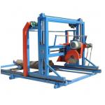 Portable Circular Sawmill, Double Saw Blade Angle Sawmill Cutting Log for sale