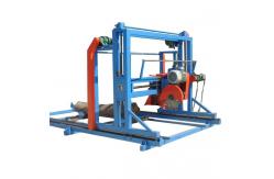 China Portable Circular Sawmill, Double Saw Blade Angle Sawmill Cutting Log supplier